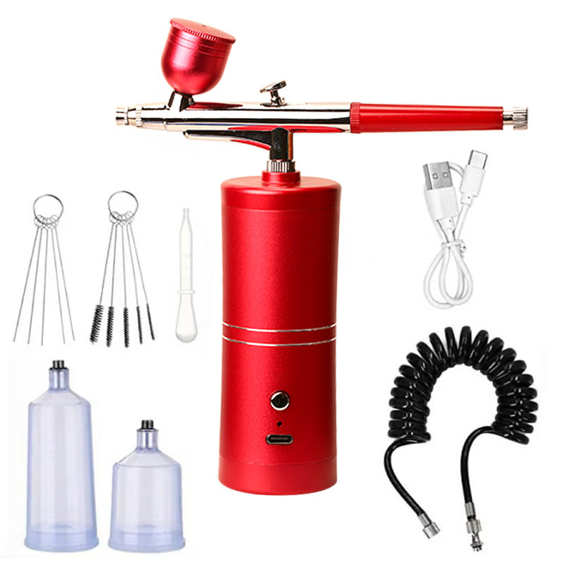 Cordless Airbrush Gun | Precise Paint Application | Adjustable Spray Pressure
