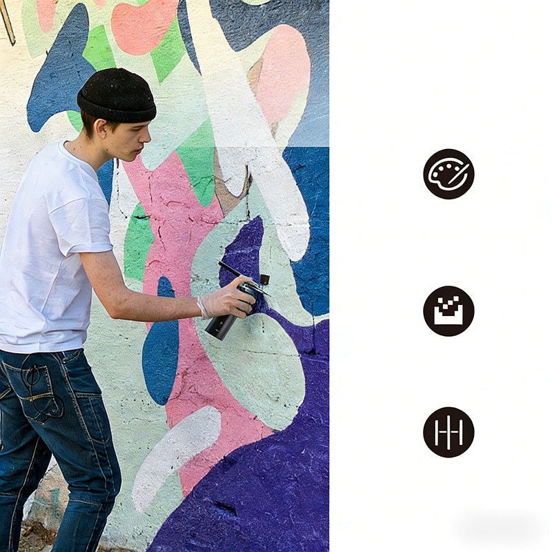 Cordless Airbrush Gun | Precise Paint Application | Adjustable Spray Pressure