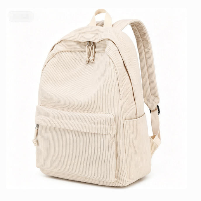Sac à dos en velours côtelé