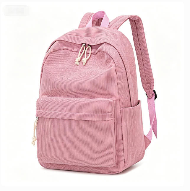 Sac à dos en velours côtelé