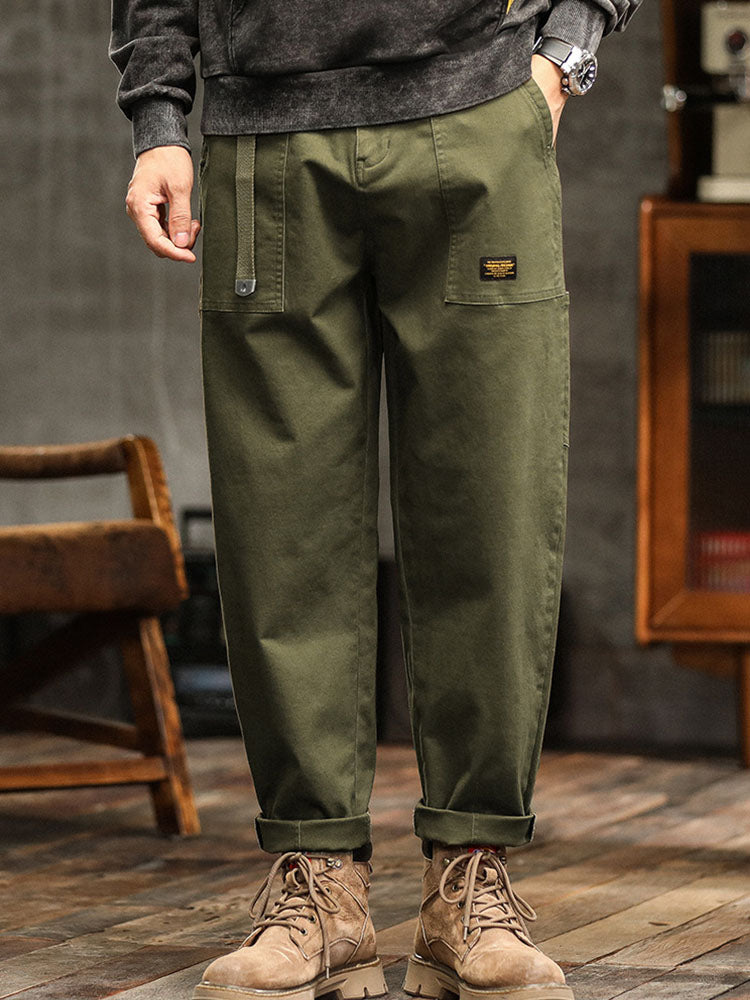 Cotton Utility Pants