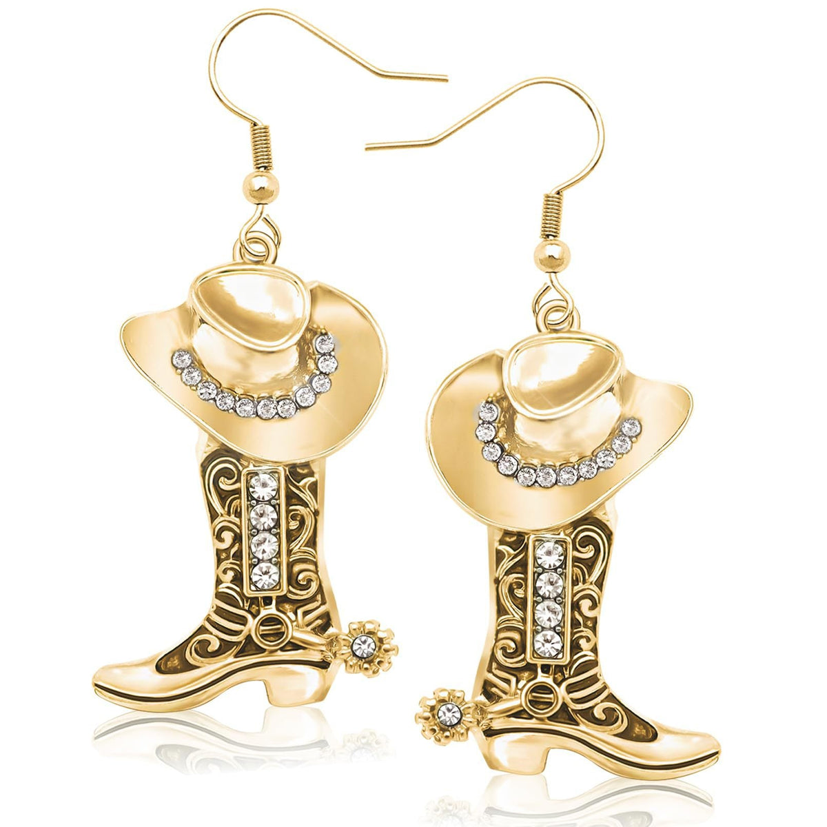 Cowboy Boot and Hat Earrings