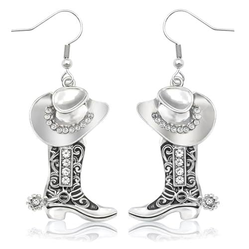 Cowboy Boot and Hat Earrings
