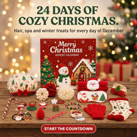 24-Day Christmas Advent Calendar with Hair, Spa, Beauty and Winter Accessories