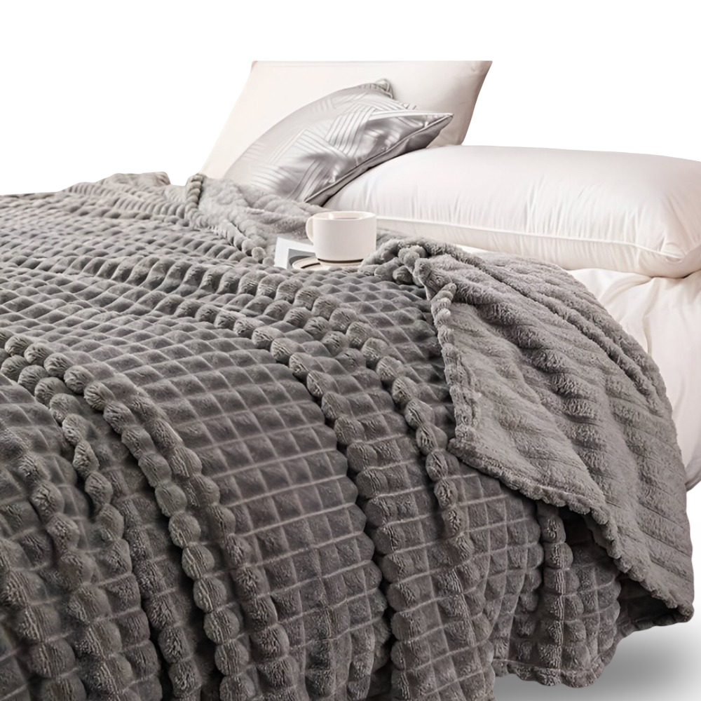 Cozy & Fluffy Coral Fleece Throw Blanket