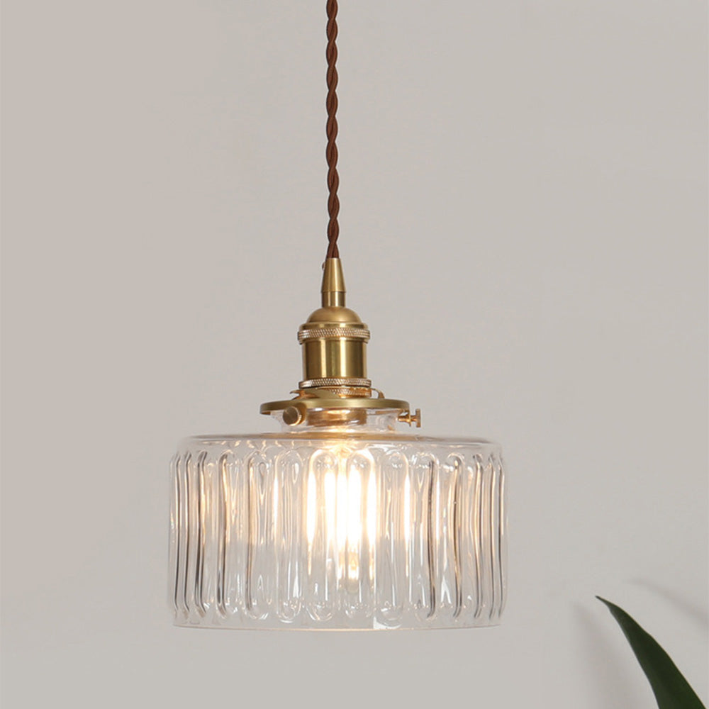 Crystal Chandelier with Height Adjustment in Vintage Style