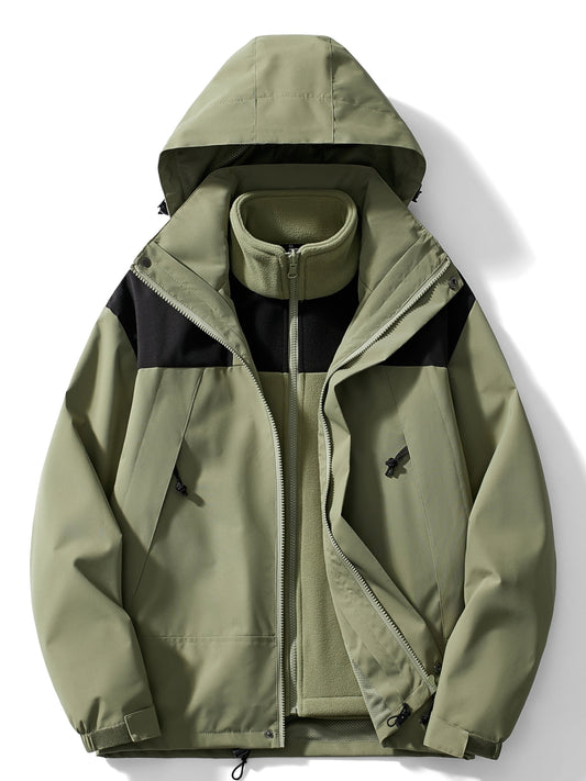 Davy | 3-in-1 Fleece Winter Jacket with Hood for Women