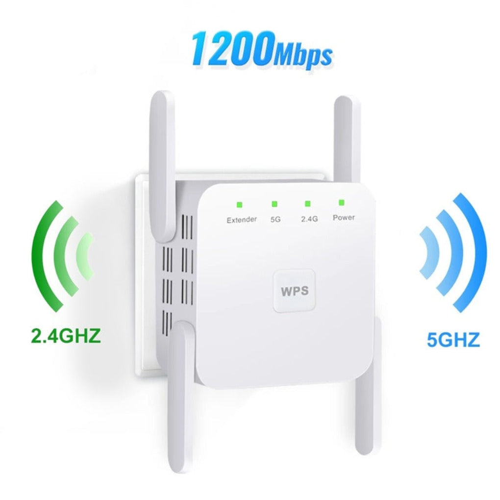 Davy | 5G WiFi Extender 1200Mbps Dual Band Signal Booster