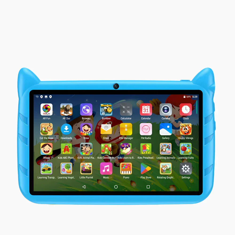 Davy | 7" Android 13 Kids Tablet – 5G WiFi, Front & Back Camera