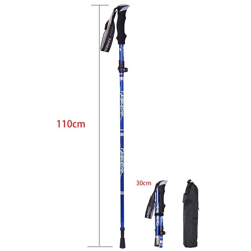 Davy | Adjustable Trekking Poles - Lightweight & Foldable for Hiking & Walking