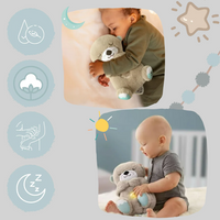 Davy | Juguete de peluche con sonido y luz de bebé nutria
