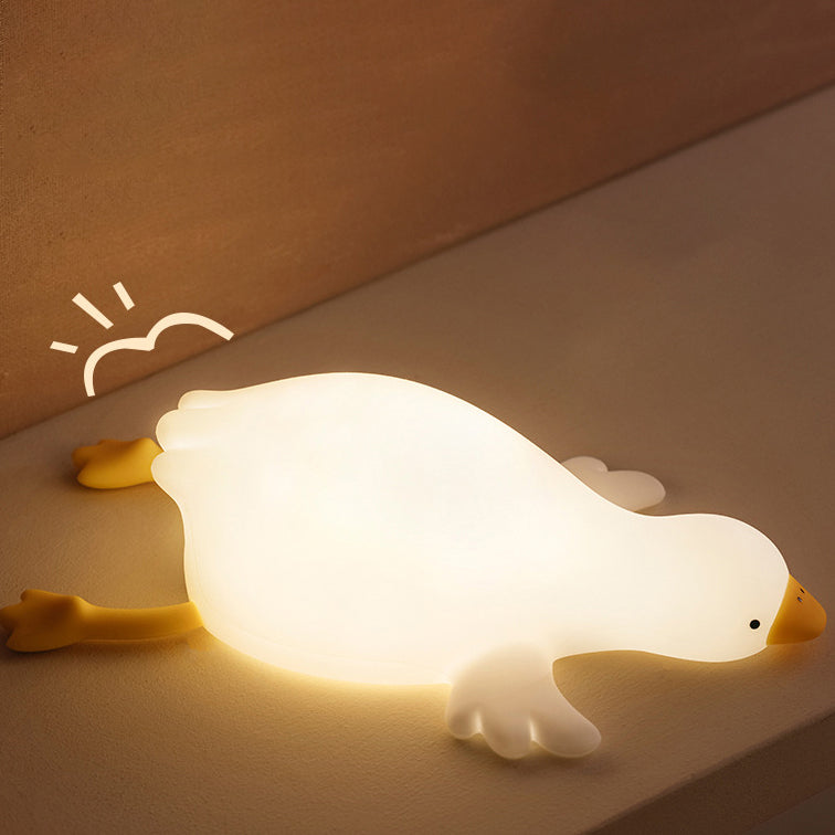 Davy | Big White Goose Tap Tap LED Night Light