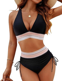 Ensemble bikini taille haute flatteur pour la silhouette