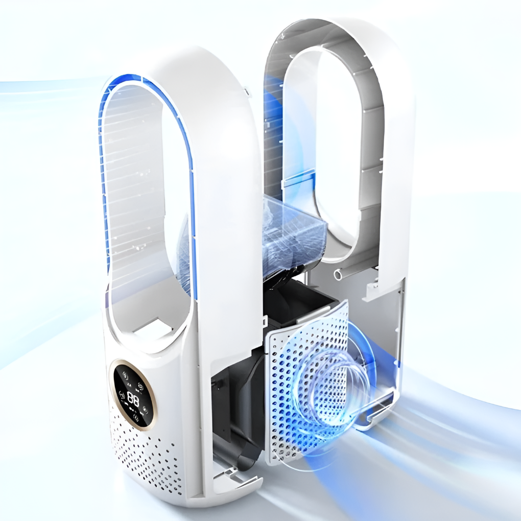 Davy | Bladeless Portable Air Cooler for Home & Office
