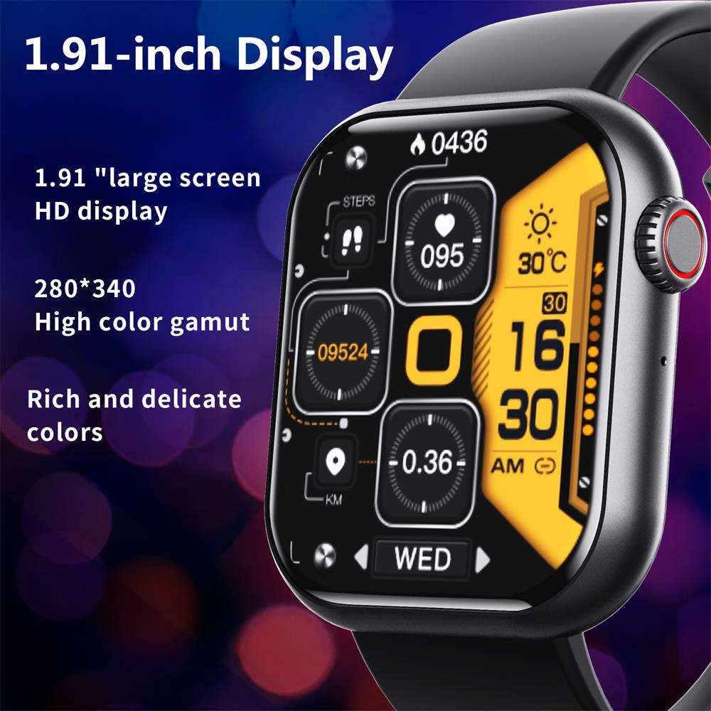 Davy | Blood Sugar Blood Pressure Blood Oxygen Sleep Monitor Waterproof Smartwatch