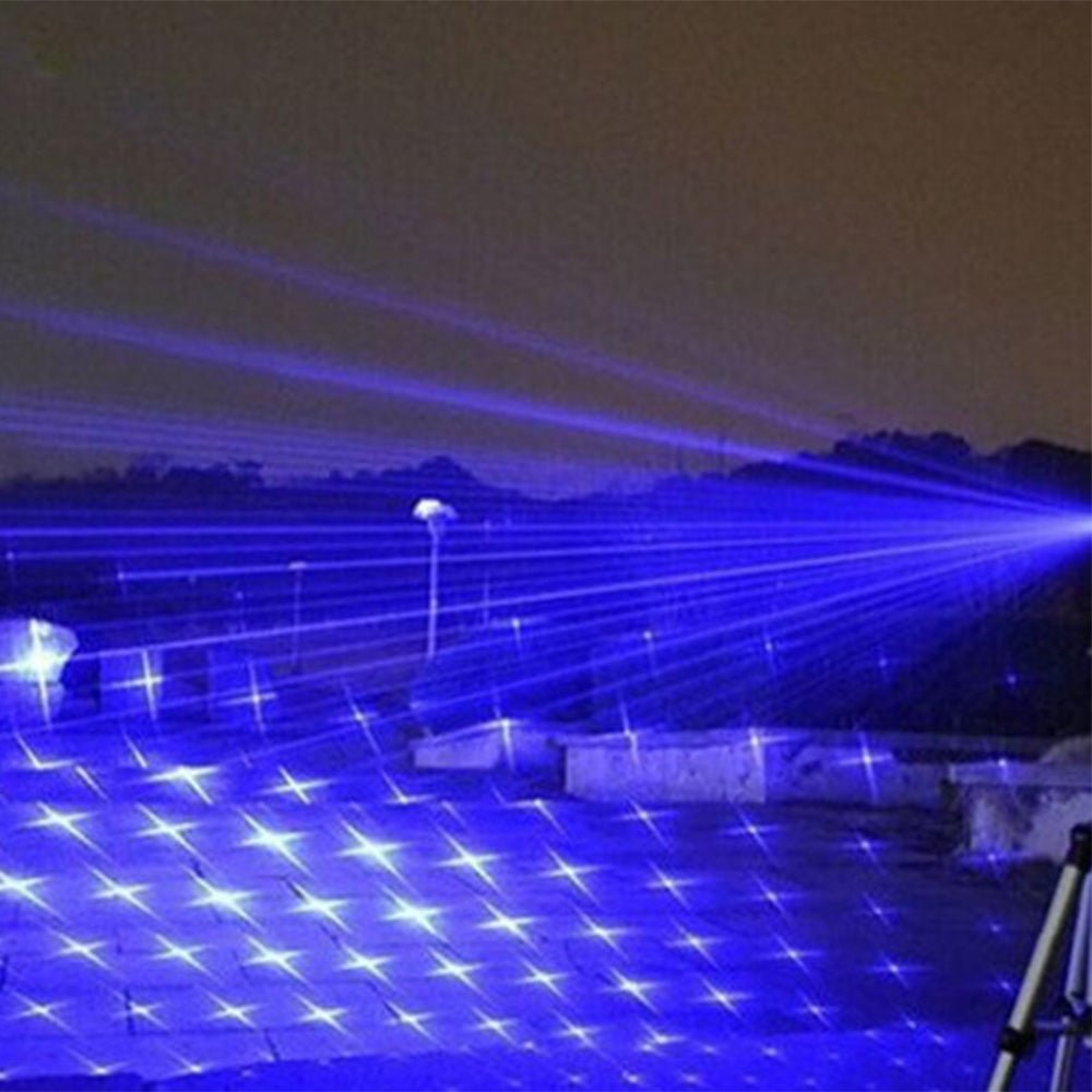 Davy | Blue Beam Laser Torch | 450nm High-Intensity Optical Output | Tactical 5000m+ Range | Adjustable Focus Aluminum Chassis | Thermal Ignition Capable Flashlight