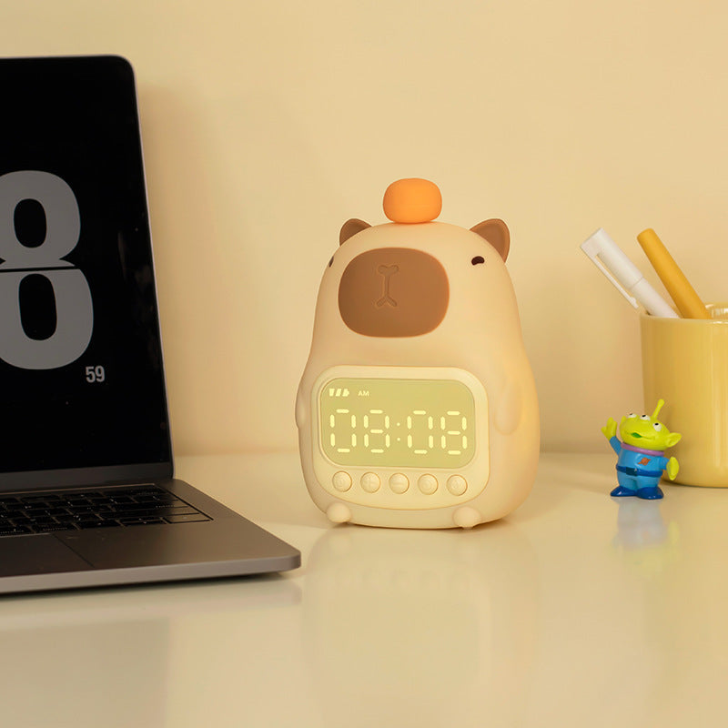 Davy | Capybara Companion Night Lamp & Alarm Clock