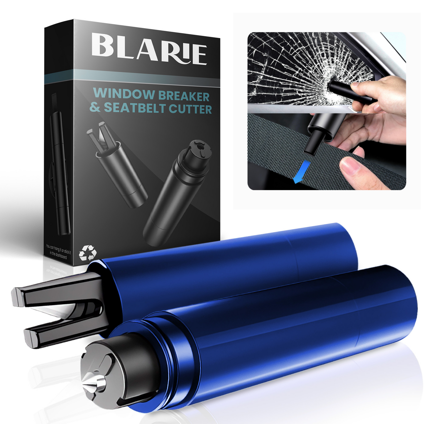 Davy | Car Safety Hammer – Important Car Escape Tool & Window Breaker for Emergencies