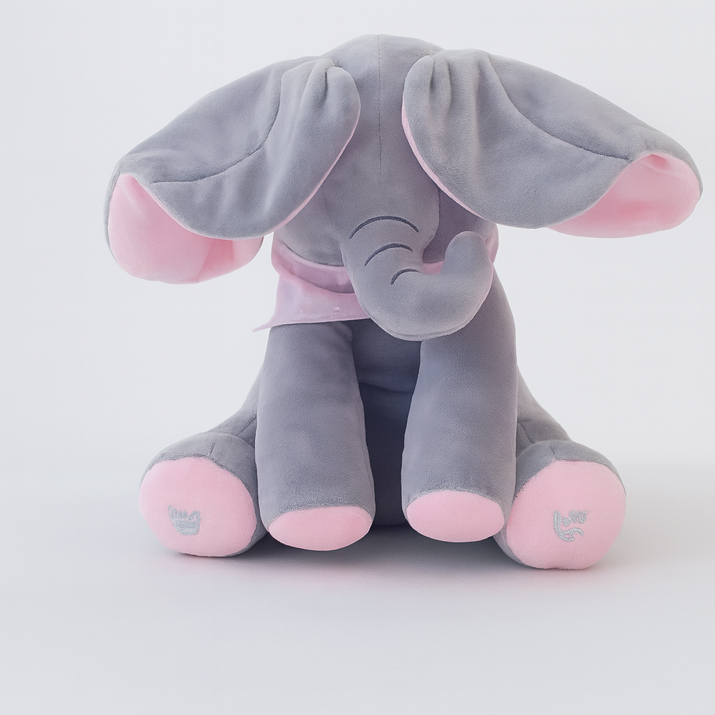 Davy | Children's Interactive Toy Elephant Peek-a-boo with Waving Ears