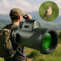 Davy | Monoculaire compact 600x ultra-zoom | Objectif HD, léger et parfait pour randonnée, observation d'oiseaux et événements sportifs