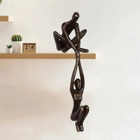 Davy | Escultura de Figuras Abrazándose para Decoración del Hogar