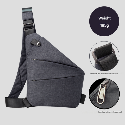 Davy | Crossbody Travel Bag - Hidden Zipper Organizer