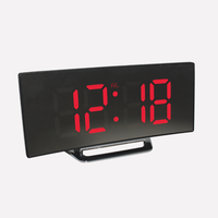 Davy | Curved LED Digital Alarm Clock