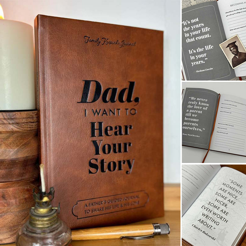 Davy | Dad, I Want to Hear Your Story | Heritage Edition Book | Over 250 Questions