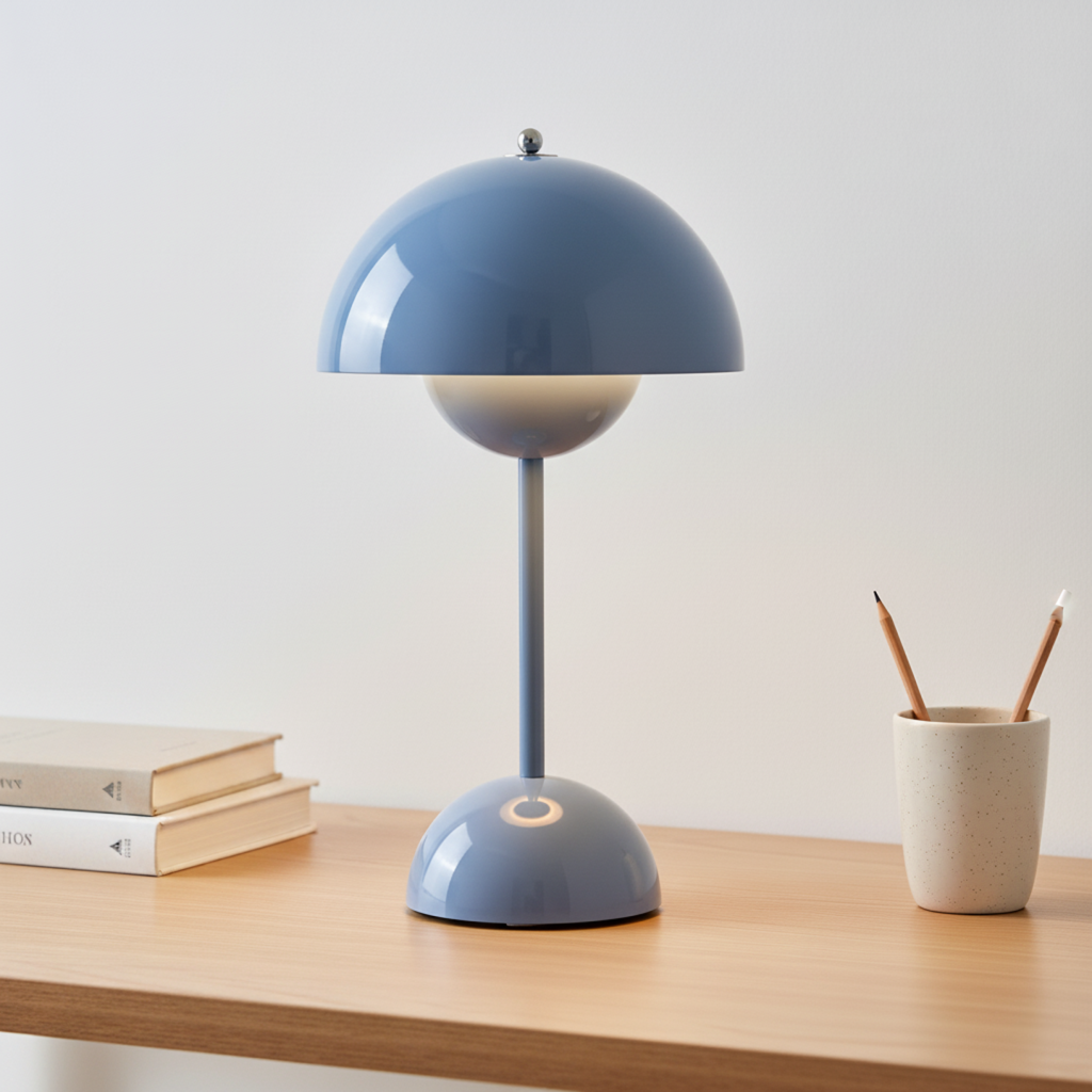 Davy | Dorsø Pillam | Scandinavian Designer Table Lamp | Dimmable & Modern (H 29.5cm)