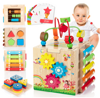 Davy | Cubo de Actividades Montessori - 8 Juegos Educativos para Niños de 18+ Meses
