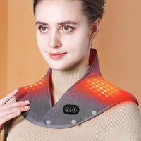 ComfortZone Heated Neck & Shoulder Wrap with Massage