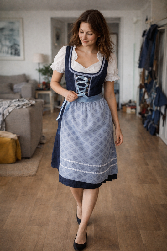 Davy | Elegant Dirndl Dress for Women with Apron