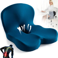 Davy | Cojín Ergonómico para Asiento con Soporte Lumbar