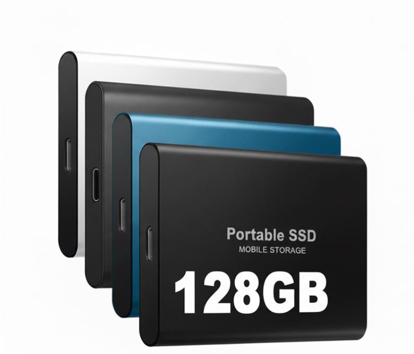 Davy | External SSD 128GB High Capacity Robust Case USB Connection