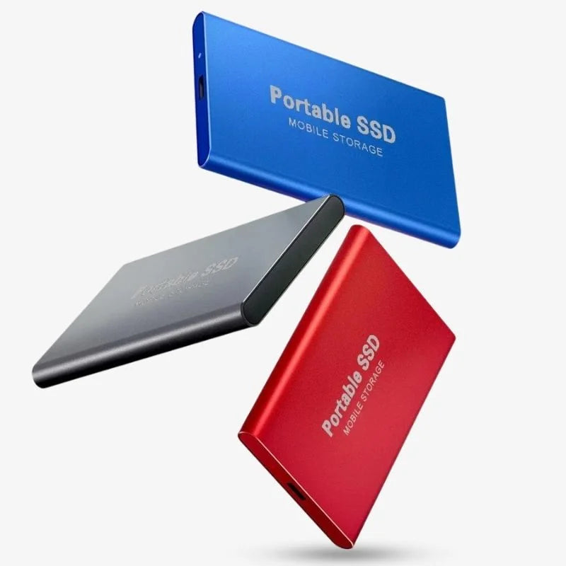 Davy | External SSD Hard Drive Aluminum Portable Storage 128GB