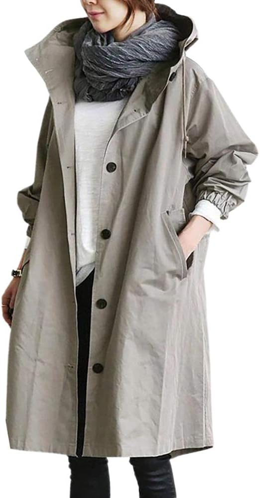 Davy | Fashionable Long Trench Coat Women Change Season 2023