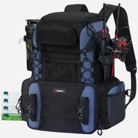 Davy | Mochila de pesca con soportes para cañas