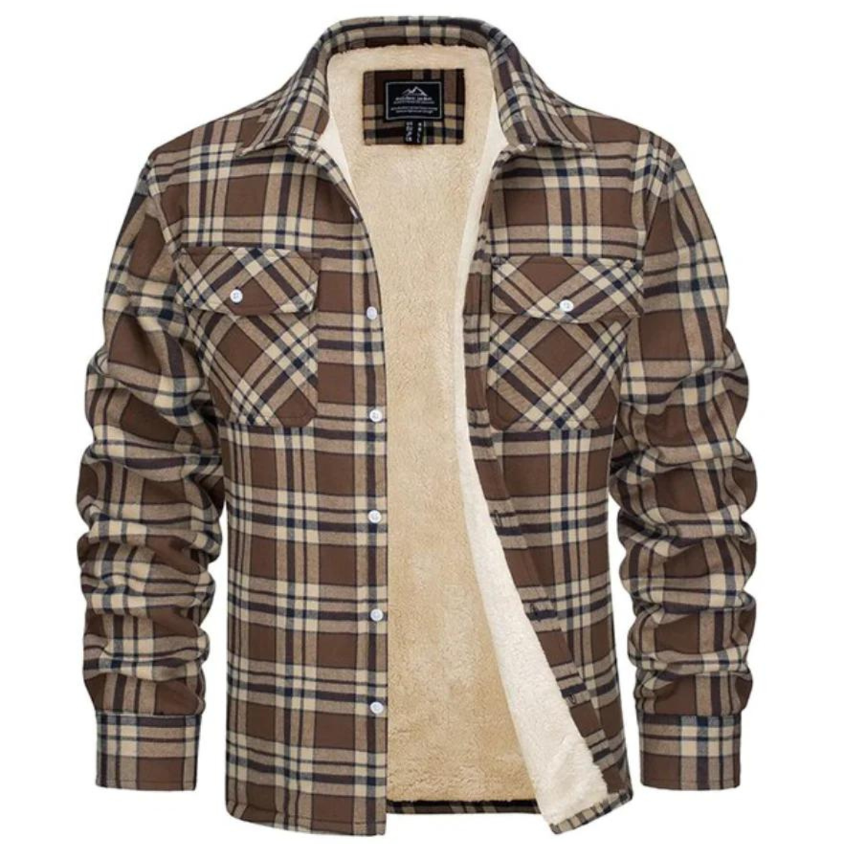 Davy Fleece-Lined Checked Jacket