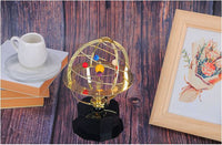 Davy | Modelo Grand Orrery Réplica Mecánica Artesanal del Sistema Solar en Latón (5 Planetas)