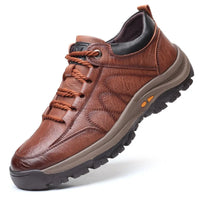 Davy | Zapatos de Cuero para Hombre con Comodidad | Cosidos a Mano | Soporte Ortopédico | Antideslizantes