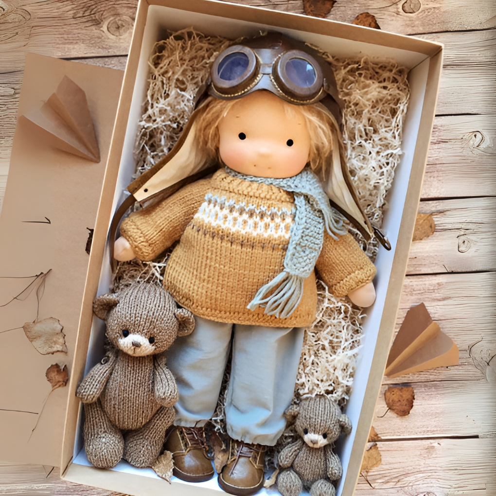 Davy | Handcrafted Waldorf Doll for Children