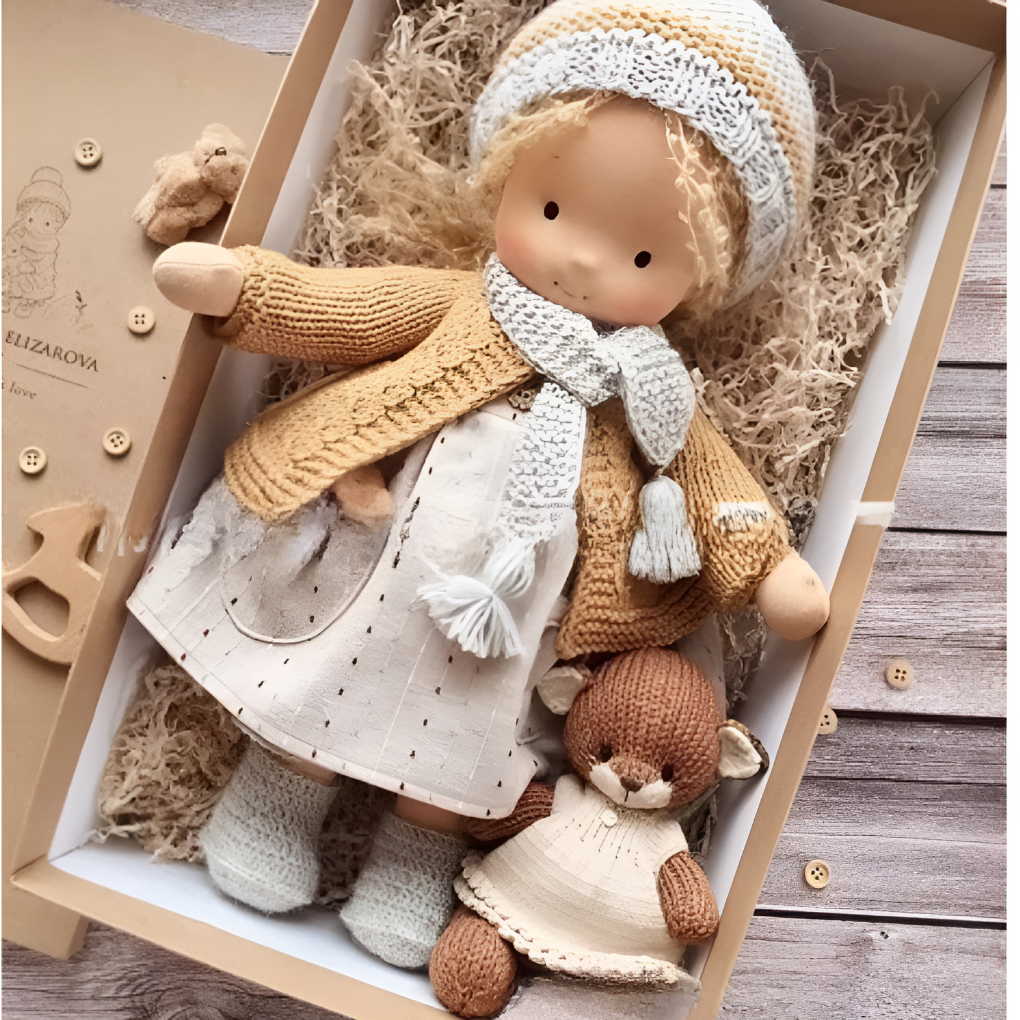 Davy | Handmade Waldorf Doll for Kids