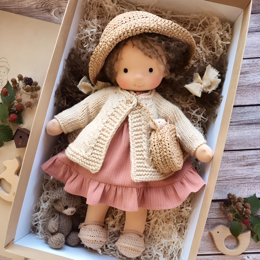 Davy | Handmade Waldorf Doll for Kids