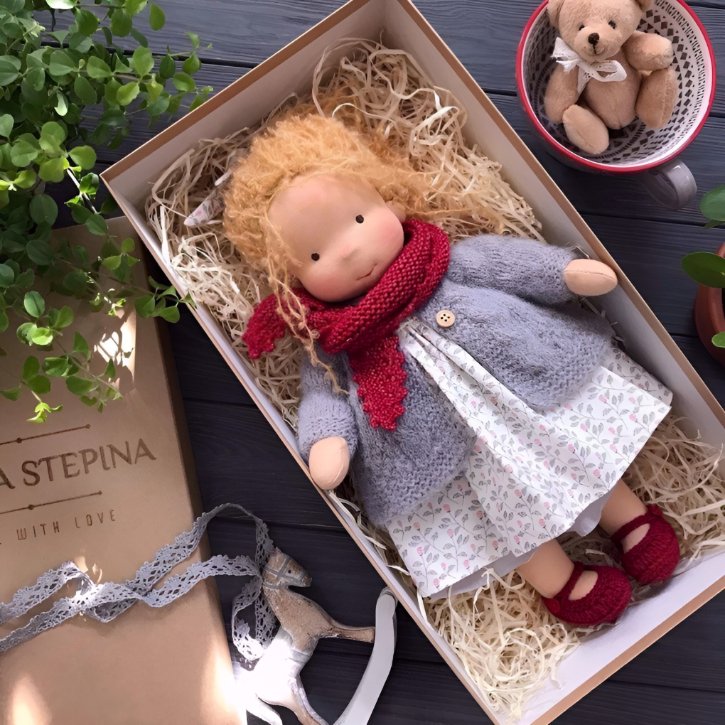 Davy | Handmade Waldorf Doll for Kids