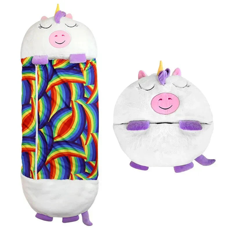 Davy | Kids Sleeping Bag Plush Toy with Fun Character Design