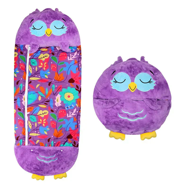 Davy | Kids Sleeping Bag Plush Toy with Fun Character Design