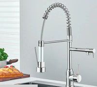Davy | Kitchen Sink Faucet with Coil Neck & Full Rotation