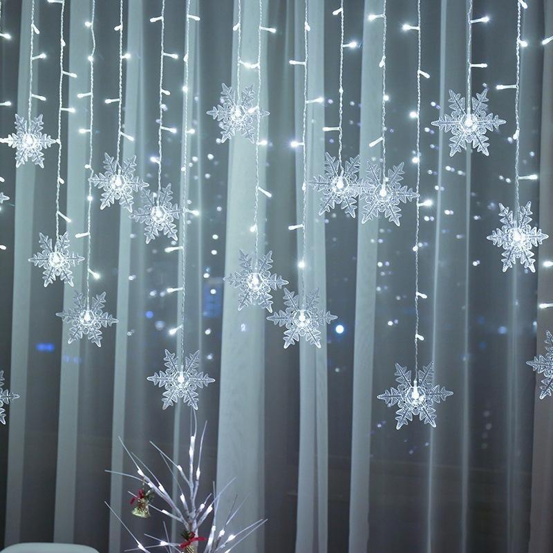 Davy | LED Curtain Light String with Snowflake | Indoor & Outdoor