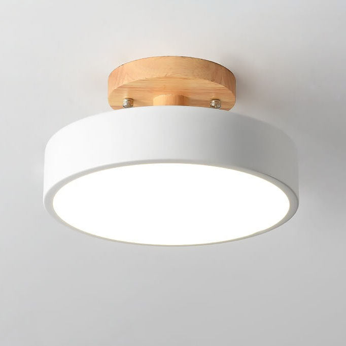 Davy LED Round Ceiling Lamp | Nordic Design | Semi-Flush Mounting | Economic Indoor Lighting