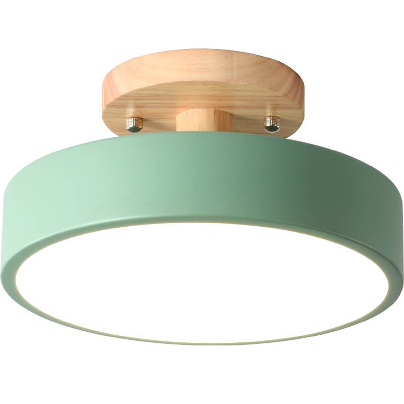 Davy LED Round Ceiling Lamp | Nordic Design | Semi-Flush Mounting | Economic Indoor Lighting